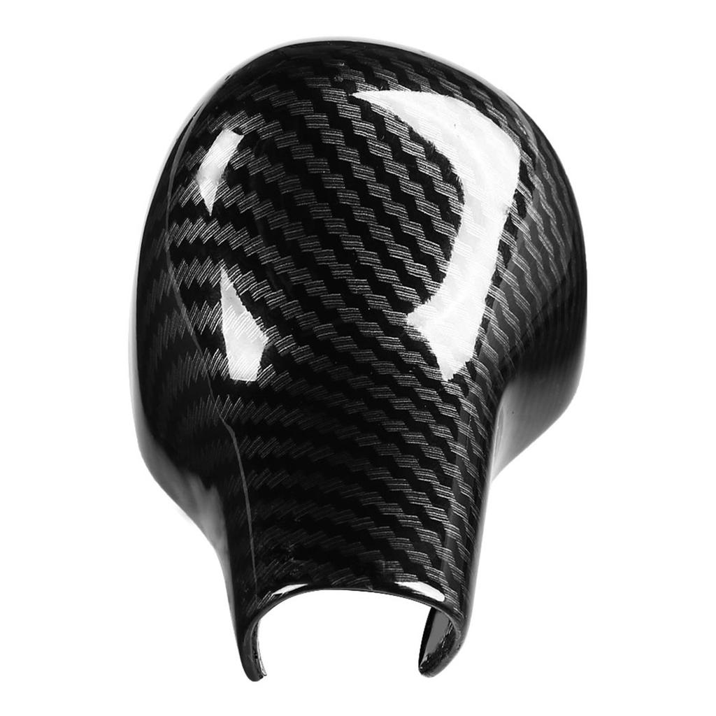 Car Carbon Fiber Style Interior Shift Knob Cover Trim Fit for S6 S7 A6L A5 A7 A4L Q7 Q5