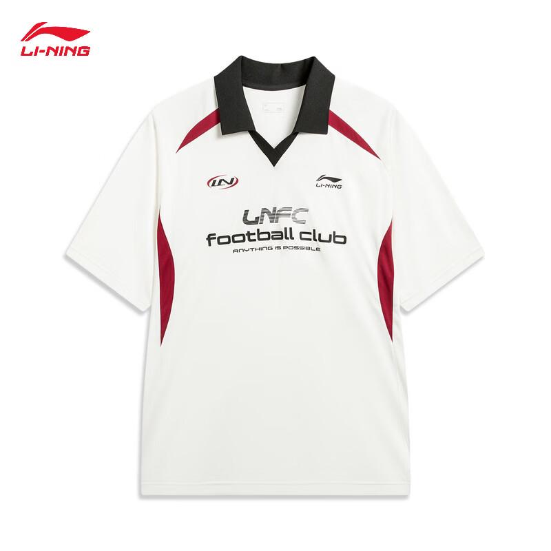 Li-Ning Унисекс ретро-поло с коротким рукавом