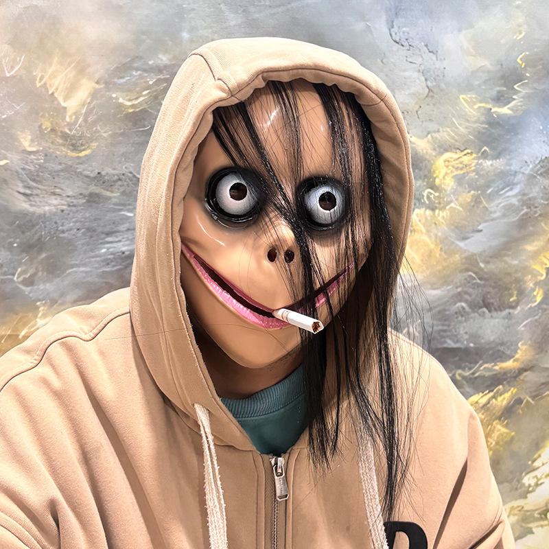 1 шт., маска ужаса, жуткая латексная маска на Хэллоуин, костюм для ролевых игр для детей и взрослых