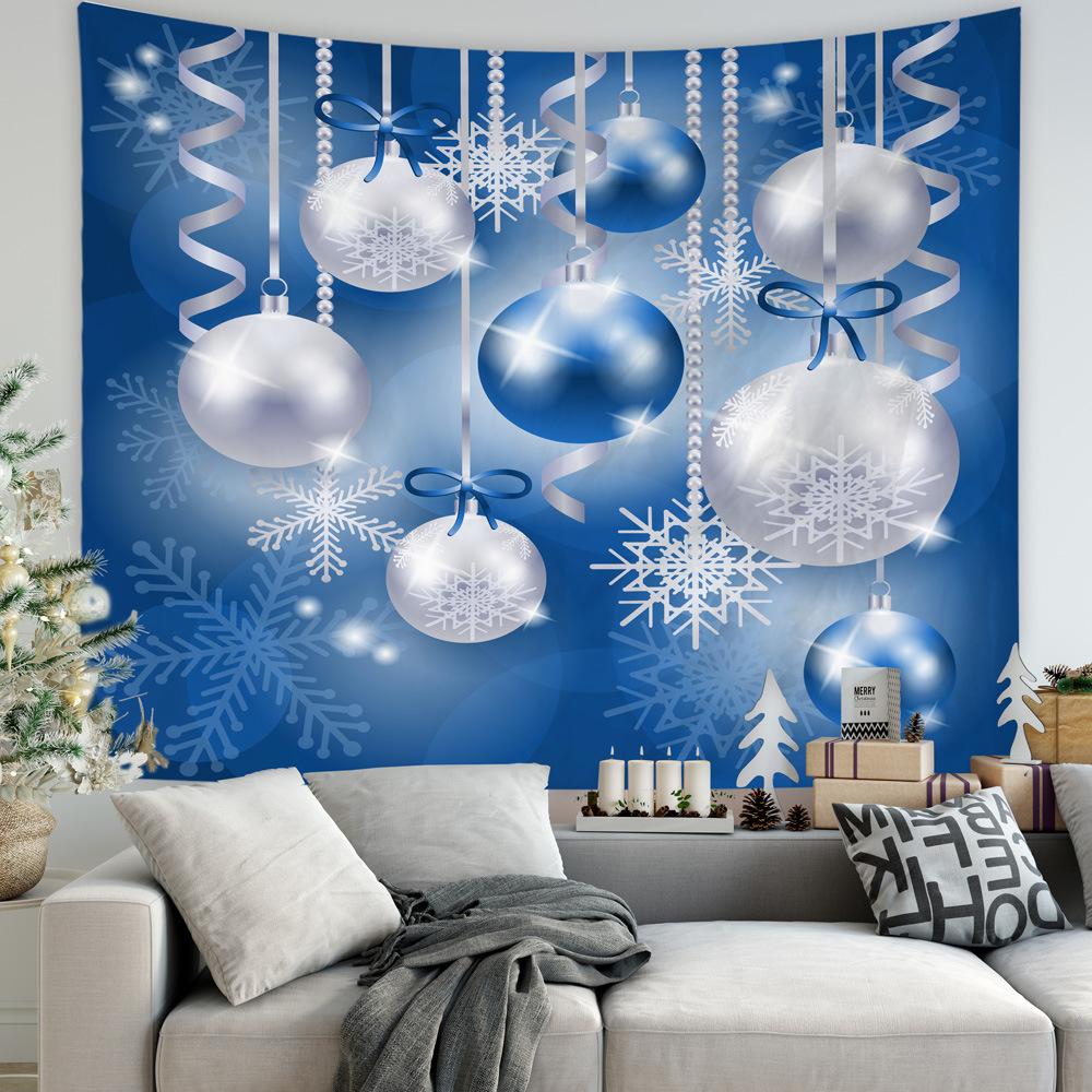 Рождественская настенная ткань, большая фоновая ткань, картина, европейский и американский гобелен с рождественской елкой