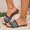 Fashionable Classic Simplicity Sandals Women New Slippers Cloth Cover Letter Outdoor Casual Flat Sandals Bottom Slides Women