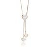 Temperament Love Sweater Chain Fashionable Long Peach Heart Necklace Autumn And Winter Versatile Pendant
