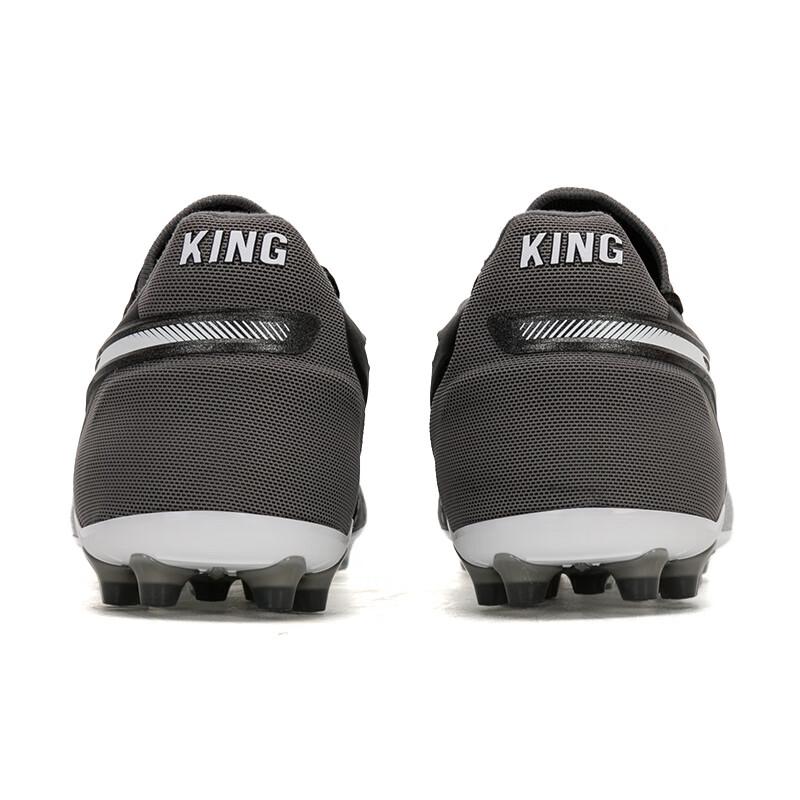 Puma King Ultimate Comfortable Mg (Rubber Short Studs) Artificial Grass Football Shoes Men Football Shoes Black Gray 107868-01