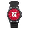 Часы Timex Men's College Pride 40 мм, Nebraska Cornhuskers, регулируемый ремешок из ткани Fast Wrap, ремешок