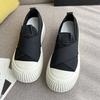 Summer New Mesh Breathable Cross-Strap Soft Bottom White Shoes for Women Slip-on Casual Sports Canvas Shoes for Women