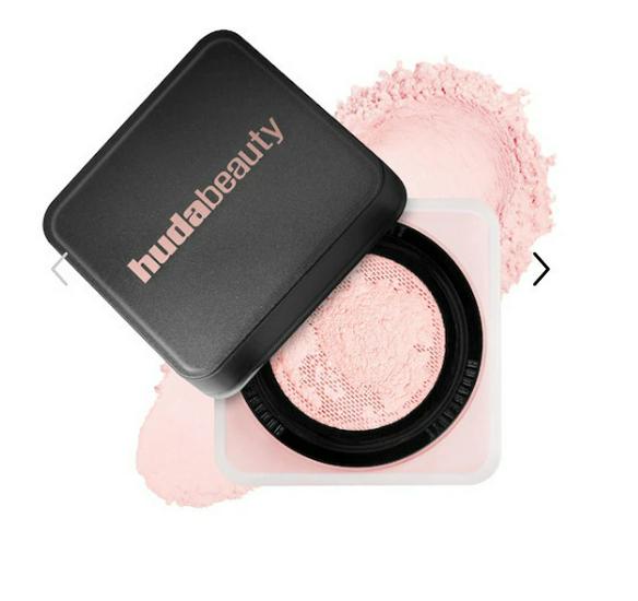 HUDA Beauty Прозрачная рассыпчатая пудра: Тональная основа с матирующим эффектом и освежающий консилер.