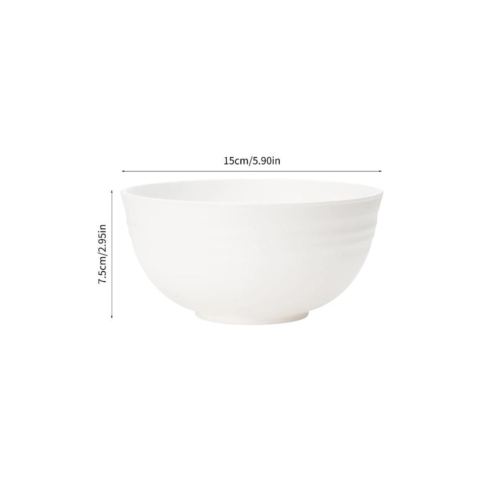 11 шт. миска из пластика PP, многоразовая, подходит для супа, овсянки и салата, можно использовать в микроволновой печи и мыть в посудомоечной машине, небьющаяся