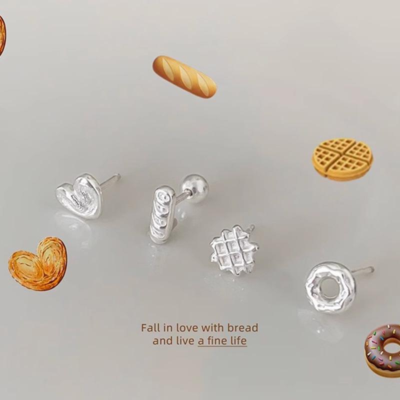 Женский универсальный браслет Bread Head в форме сердца-кренделя - Модное ручное украшение, вдохновленное пончиком