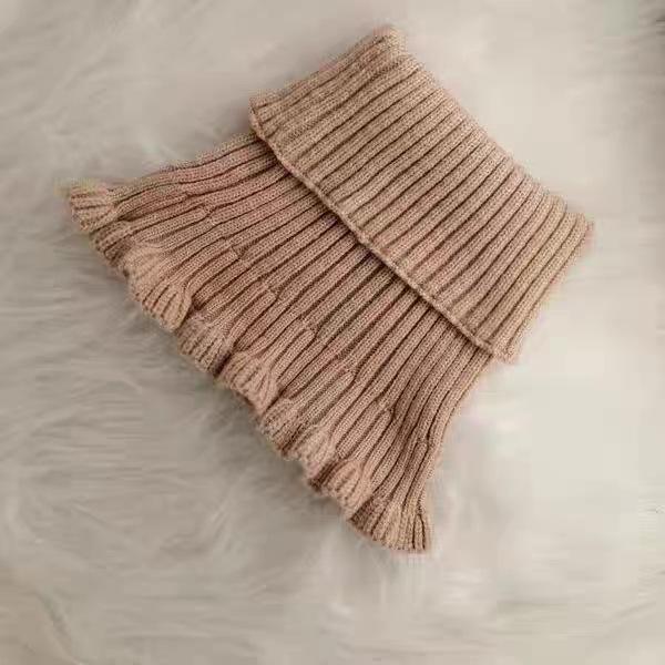 Scarf, Neck Cover, Fake Collar, Cervical Spine Protection, Warmth and Cold Protection, Versatile Knitted Turtleneck Sweater Collar