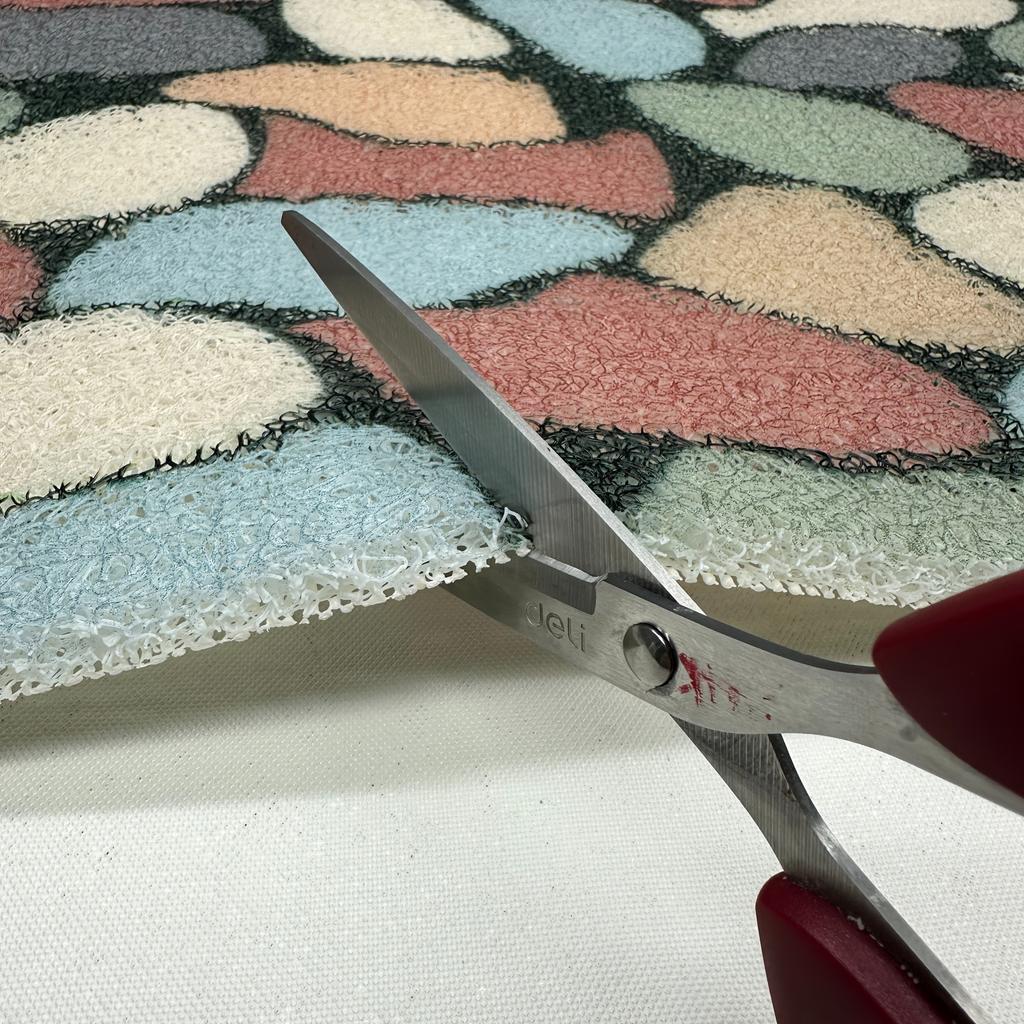 1 шт. Нескользящий мягкий комфортный коврик для душа с дренажными отверстиями, быстросохнущий ПВХ мочалочный массажный коврик для влажных зон, прямоугольный коврик для ванной комнаты