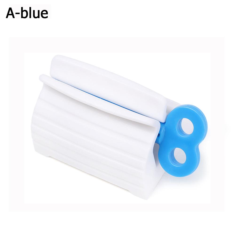 Принадлежности для ванной комнаты Пластиковый ручной выдавливатель зубной пасты, вращающийся держатель для тюбика, подставка для зубной щетки