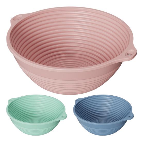 Силиконовая корзина для расстойки хлеба Banneton, складная овальная круглая складная миска для выпечки на закваске, антипригарный инструмент для формирования теста без плесени