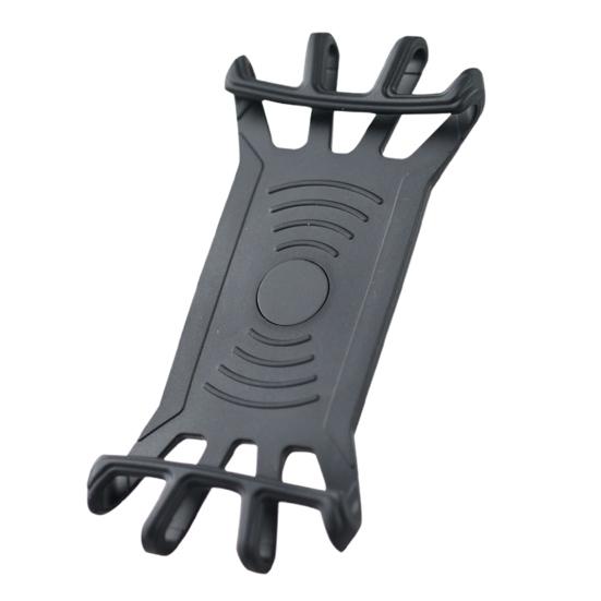 Bicycle Phone Holder Silicone Band for Garmin Computer Interface Adjustable Anti-slip MTB Mountain Road Bike Scooter Mobile Cell Phone Mount