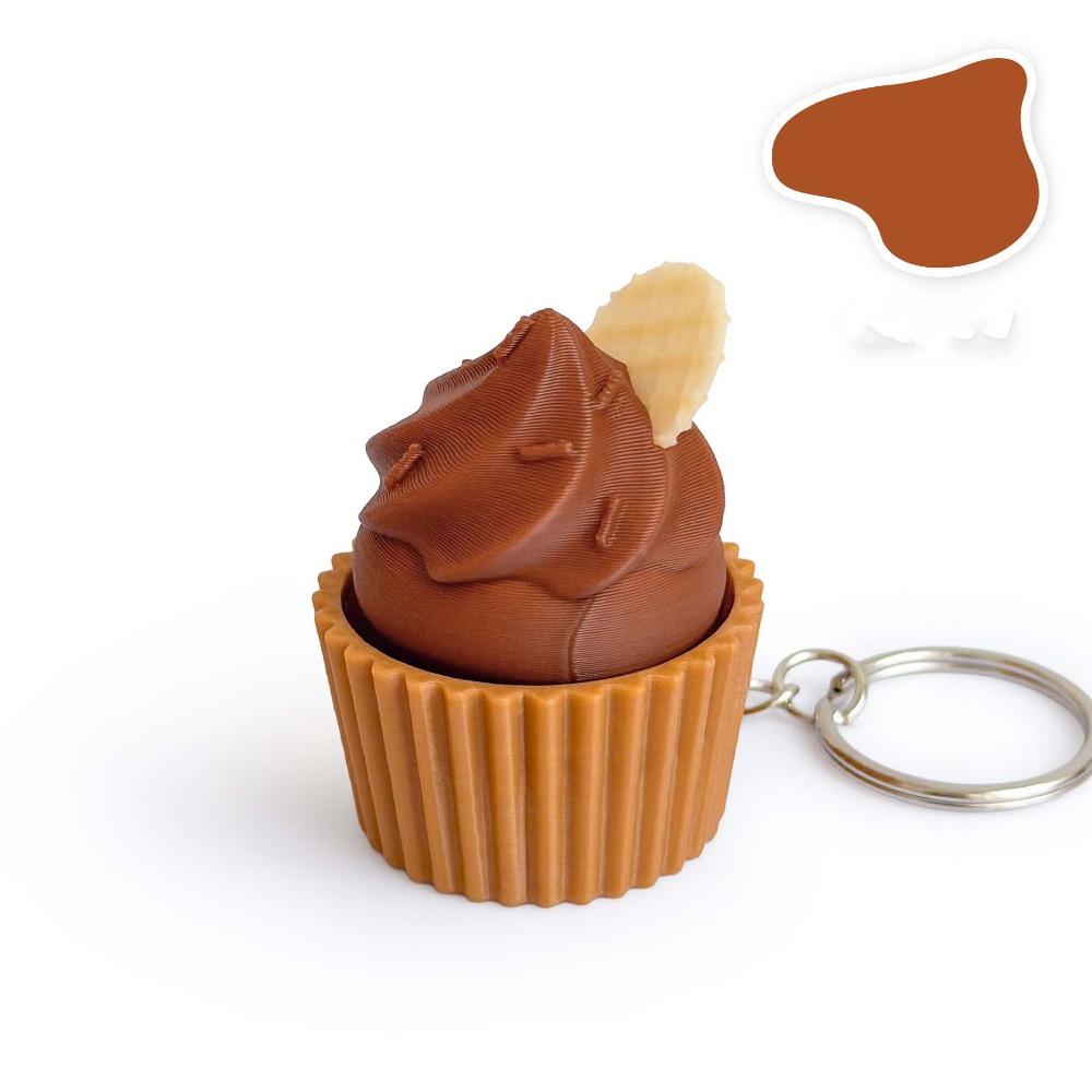 3D Printed Finger Button Pendant Simulation Coffee Calming Keychain  Children Adults