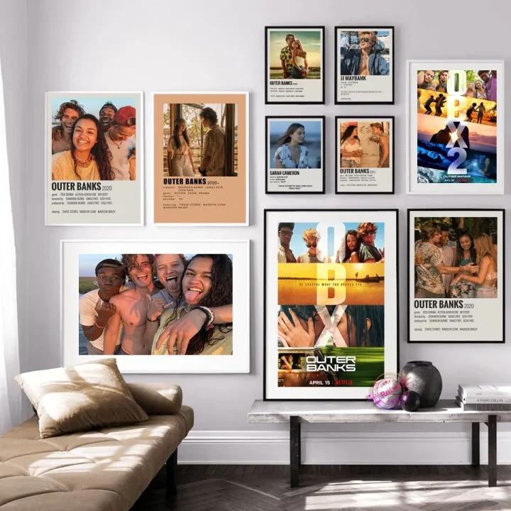 Modern Outer Banks Season 1 TV Play Poster Prints Canvas Art Wallpaper Pictures Interior Bar Paintings Home Decor Gift Frameless