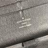 Louis Vuitton N60111  Damier Graphite Zippy Organizer Zip Around Long Wallet