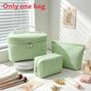 Big Capacity Portable Cosmetic Case With Durable Polyester Material For Travel And Home Use