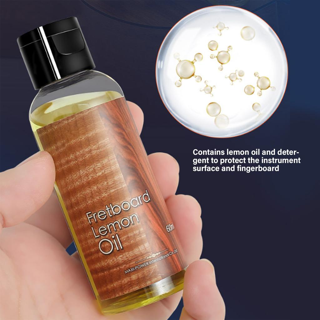 Лимонное масло для гитарного грифа Масло для ухода за гитарным грифом Лимонное масло Уход за гитарным грифом Чистка Полировка Масло