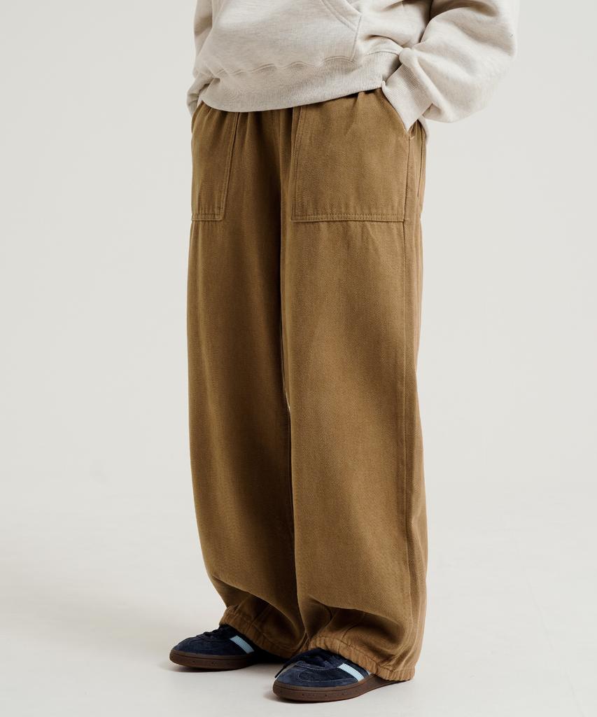 WV PROJECT S'Mores Cotton Brushed Elastic Pants Beige Jnlp7733