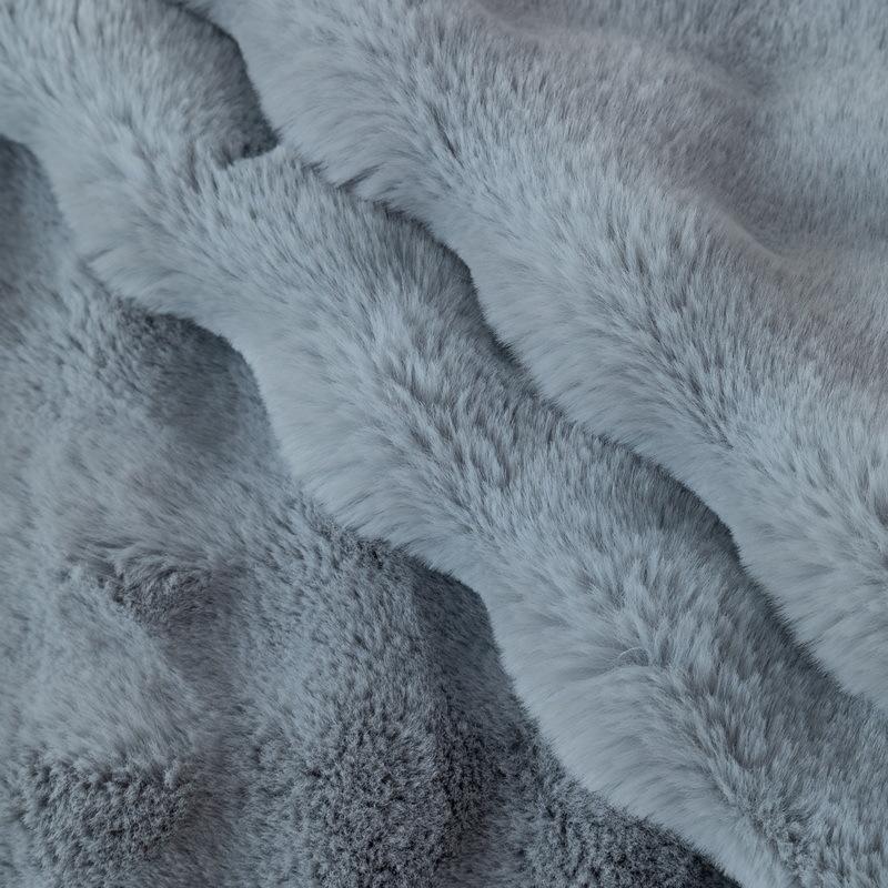 Rabbit Plush Cushion Solid Color Plush Sofa Cushion New Style Thickened Massage Non-slip Imitation Rabbit Fur Sofa Cushion