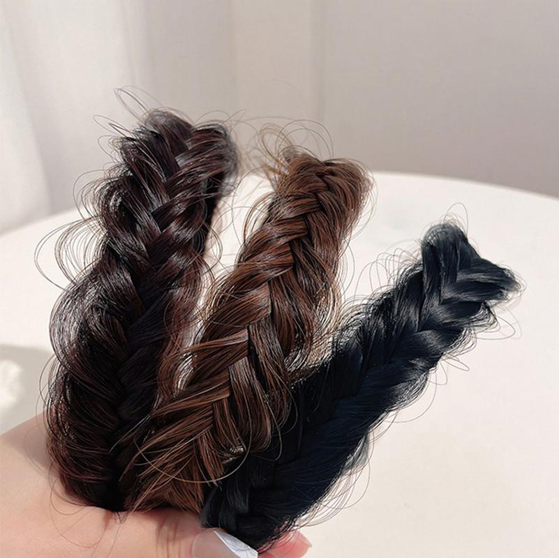 Женская повязка для волос Fishbone Braid Ленивый парик Twist Braid Повязка на голову Шпилька Bohemia Fashion Нескользящий головной убор Свадебные аксессуары для волос