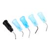 20Pcs Dental Irrigation Bent Needle Tips Flow Etchant Resin Delievery Syringe