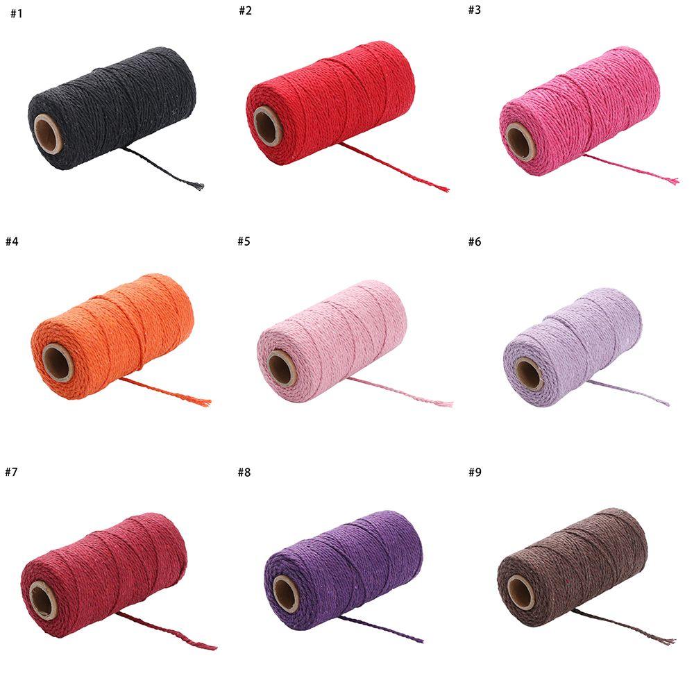 100meters/roll Bakers Home Decor Handmade Twine String Packing Craft Projects DIY Rope Cotton Cords