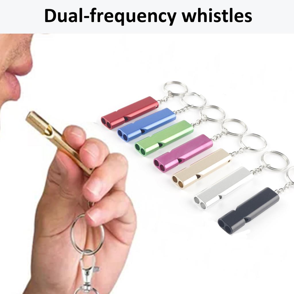 Алюминиевый сплав Аварийный свисток для выживания Свисток безопасности для выживания Аварийные брелоки Свисток Походы Кемпинг На открытом воздухе