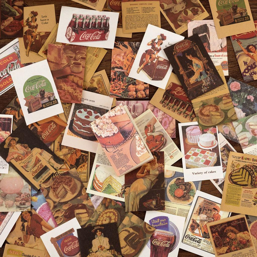 80pcs Scrapbooking Material Paper Butterfly Plant Fairy Tale Story Labels Decorative Collage Diary Album Craft Supplies