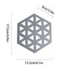 Silicone Tableware Insulation Mat Coaster Cup Hexagon Mats Pad