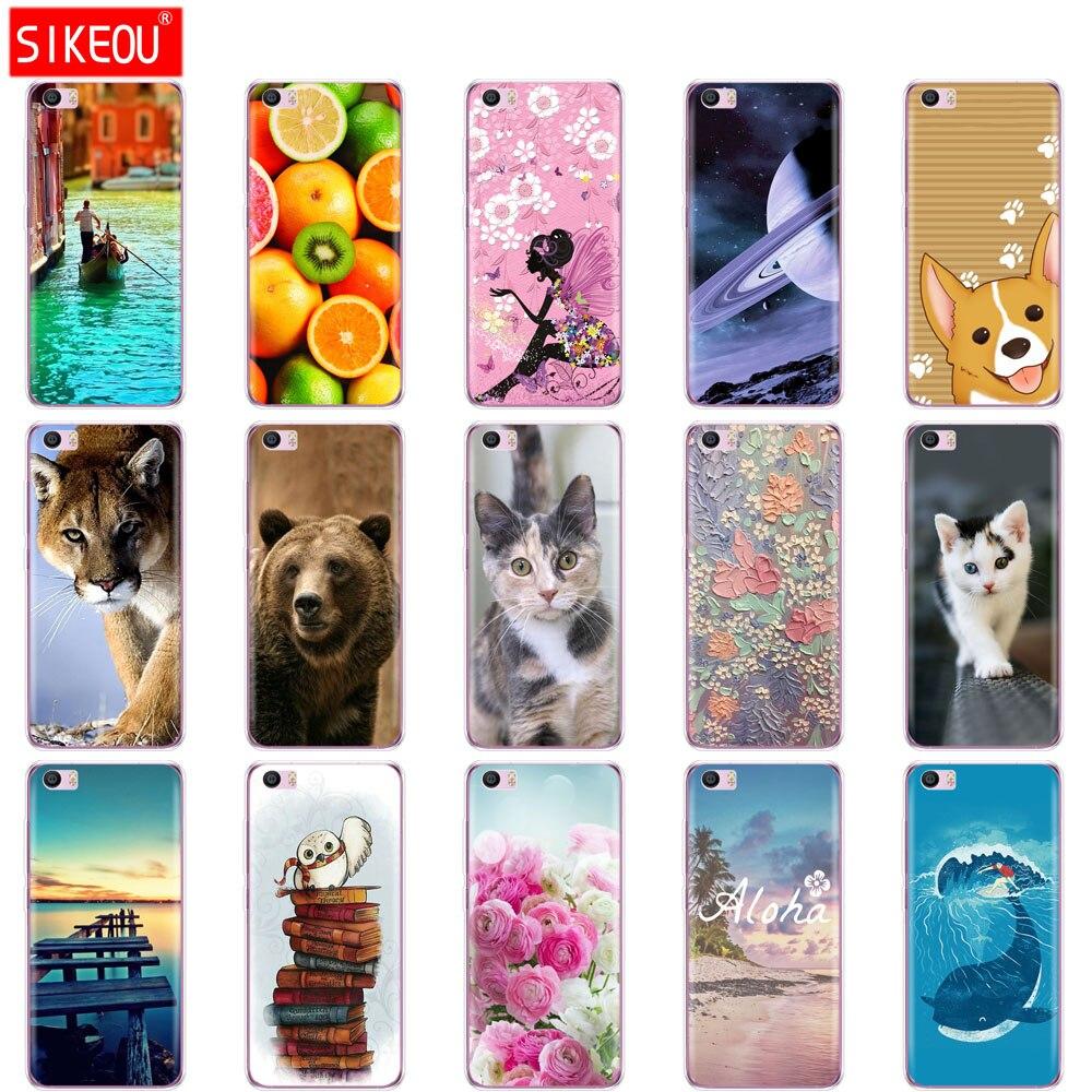 Case For Xiaomi Mi5 Mi 5 M5 Cases Cover Silicon Phone Housing On For Xiaomi Mi5 Mi 5 M5 Copa Coque Shockproof Tpu Cute Dog Cat