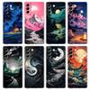 Чехол для телефона Samsung Galaxy S25 S24 S23 FE S22 Ultra S20 S21 5G S10 S9 Plus S10E S8 Мягкий прозрачный чехол Пейзажное искусство