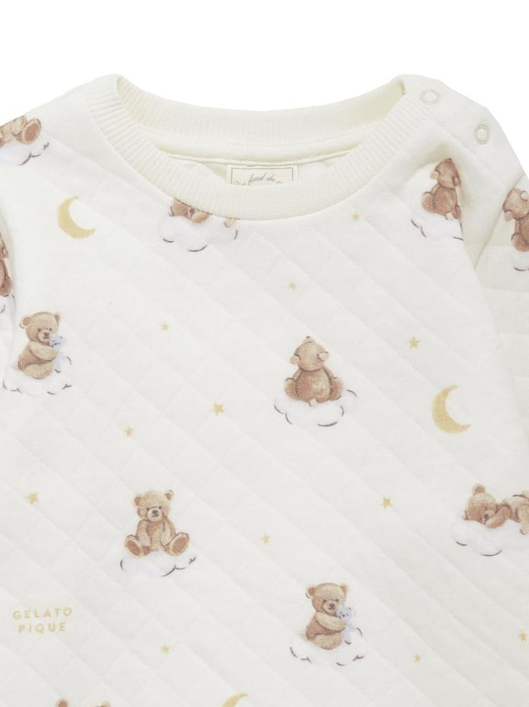 Gelato Pique BABY Dreamy Bear Print Pullover CRM Limited Edition (PBCT245486 80) -