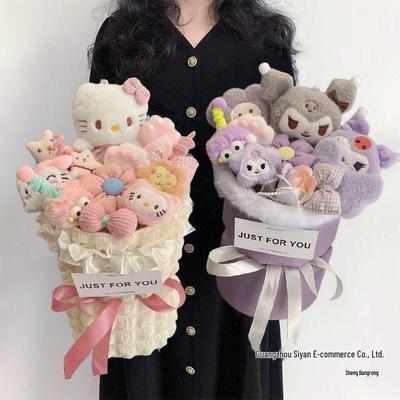 Букет из кукол Cinnamoroll и Pochacco, подарок на день рождения для девочек