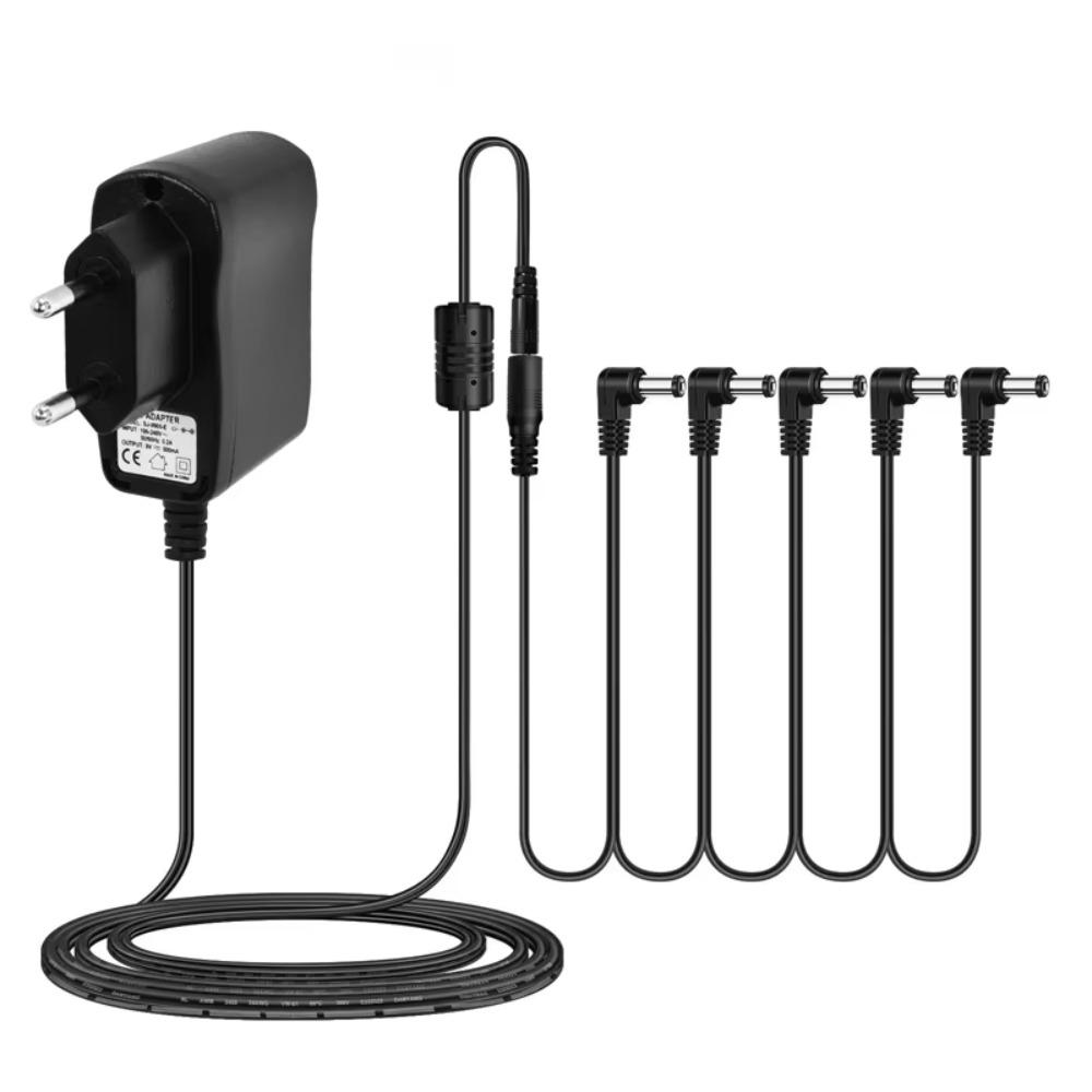 5 Way Guitar Pedal Power Supply 9V 500mA Bass Power Adapter Wire Guitar Class