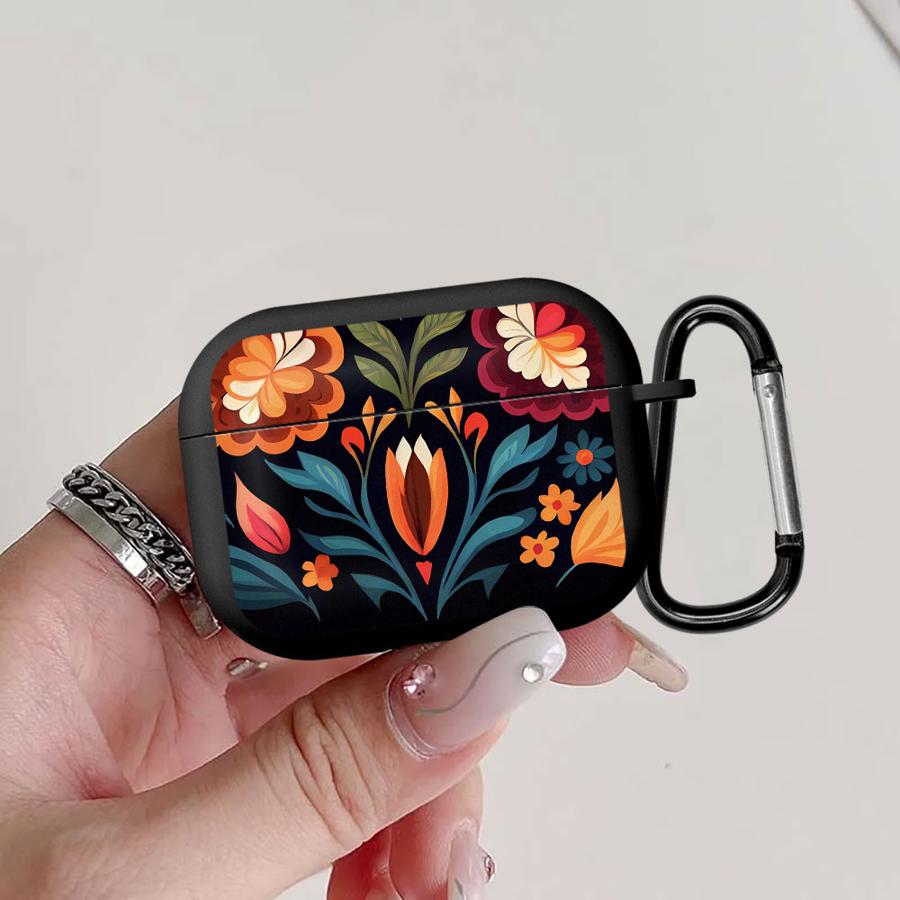 Чехол с цветочным узором для Airpods 3 1 Pro3 Pro2 2 Pro 4 Чехлы для наушников Обложка