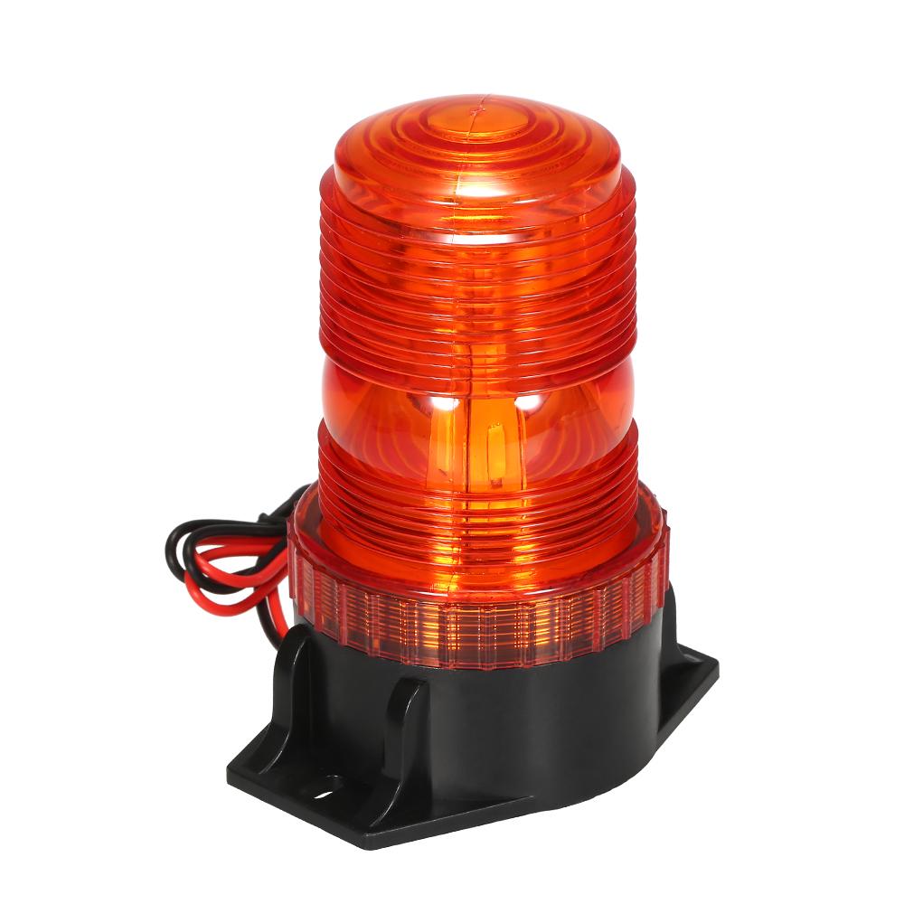 Аварийная сигнальная лампа 15 Вт, светодиодная аварийная сигнальная лампа, проблесковый маячок безопасности для вилочного погрузчика, трактора, тележки для гольфа, UTV, автомобильного автобуса