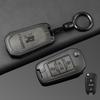 Alloy Leather Car Smart Remote Key Case Shell Cover Protector for Peugeot 208 2008 301 308 508 5008 RCZ Keychain Accessories