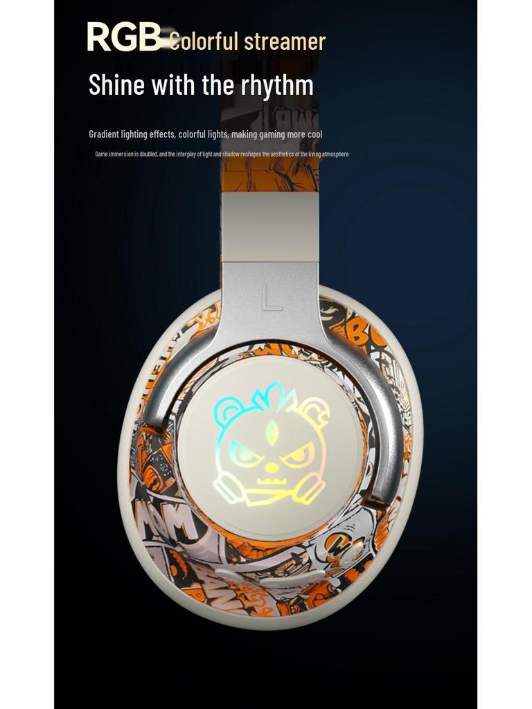 2026 Trendy Bluetooth Over-Ear Wireless Gaming Headset - New Hot-Selling E-sports Design.