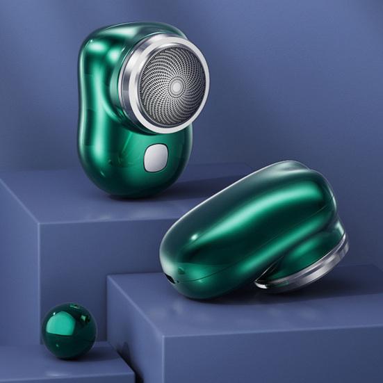 1 комплект, портативная мини-бритва для мужчин, перезаряжаемая от USB, влажная, сухая, малошумная, высокоскоростная электрическая бритва, набор