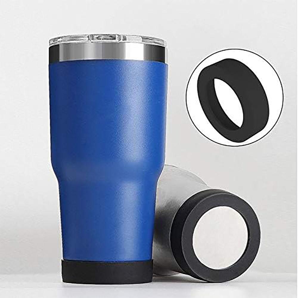 Non-Slip Water Cup Coasters Silicone Water Bottom Sleeve Cup Mat Vacuum Cup Bottom Mat  Mug