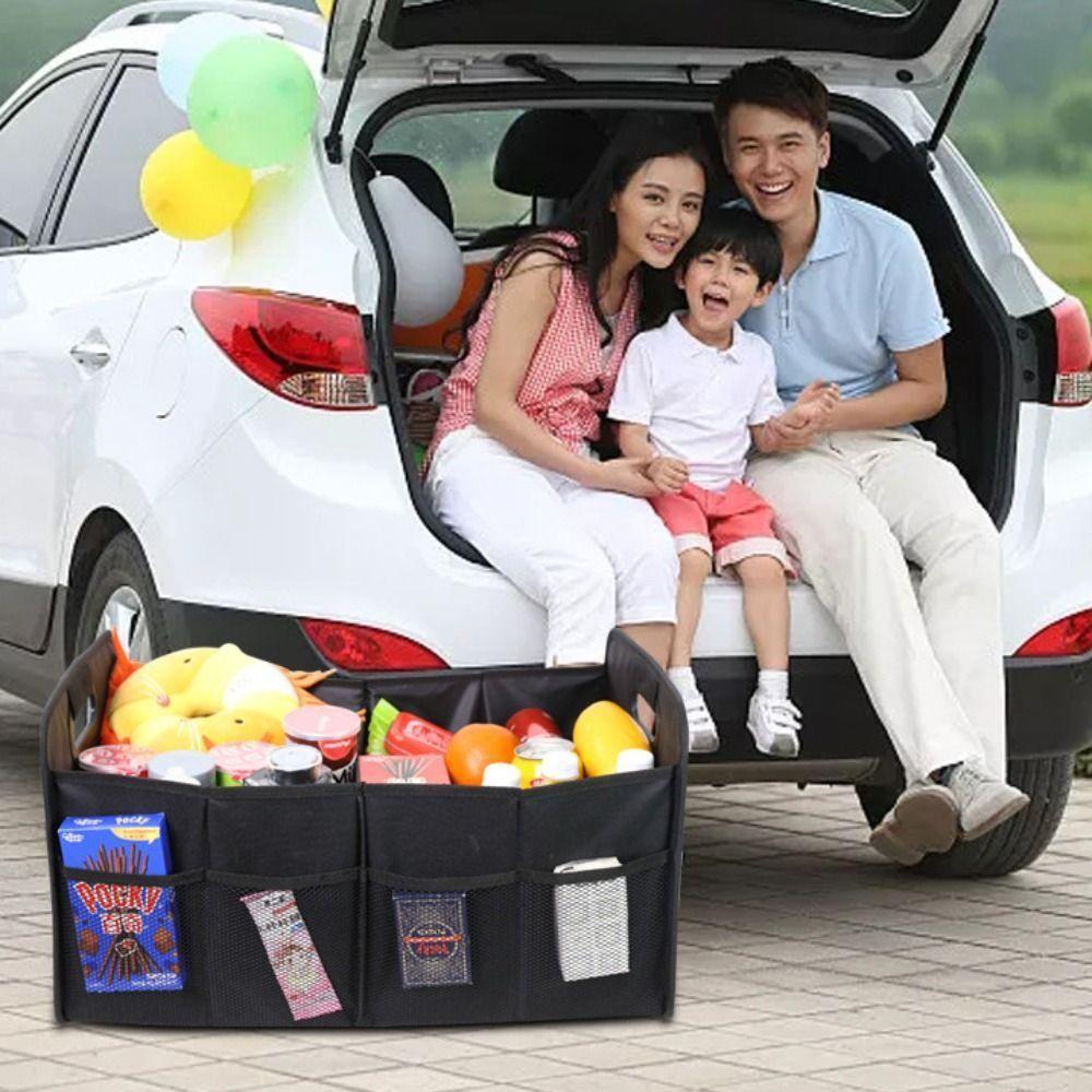 Foldable Car Trunk Organizer Folding Auto Storage Bag Car Trunk Storage Bag Large Trunk