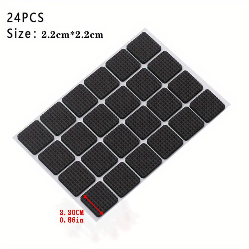 1/6/15/24pcs Furniture Pads, Adhesive Rubber DIY Furniture Feet Pad, Table Legs Stools, Chairs Mats, Table And Chair Foot Protec