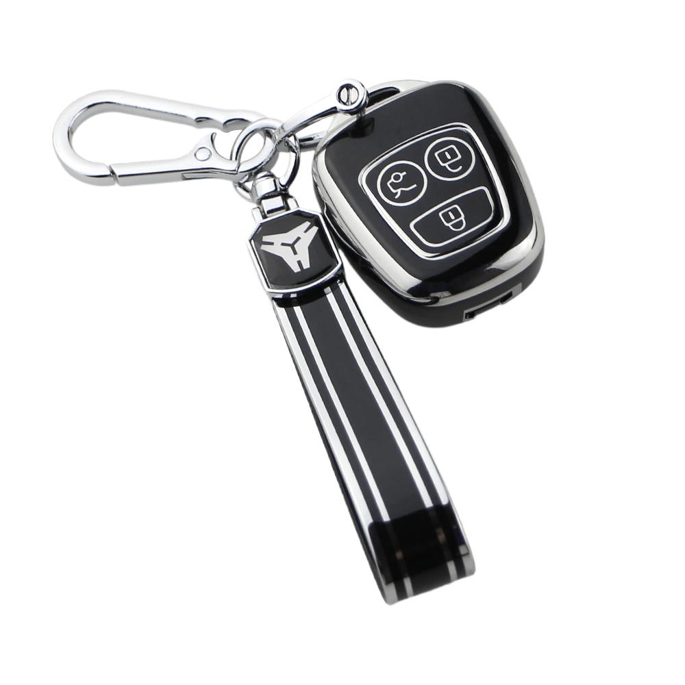 3buttons Auto Shell Fob Protector TPU Car Remote Key Case Cover for Citroen C1 C4 for Peugeot 106 107 206 207 306 307 406 407