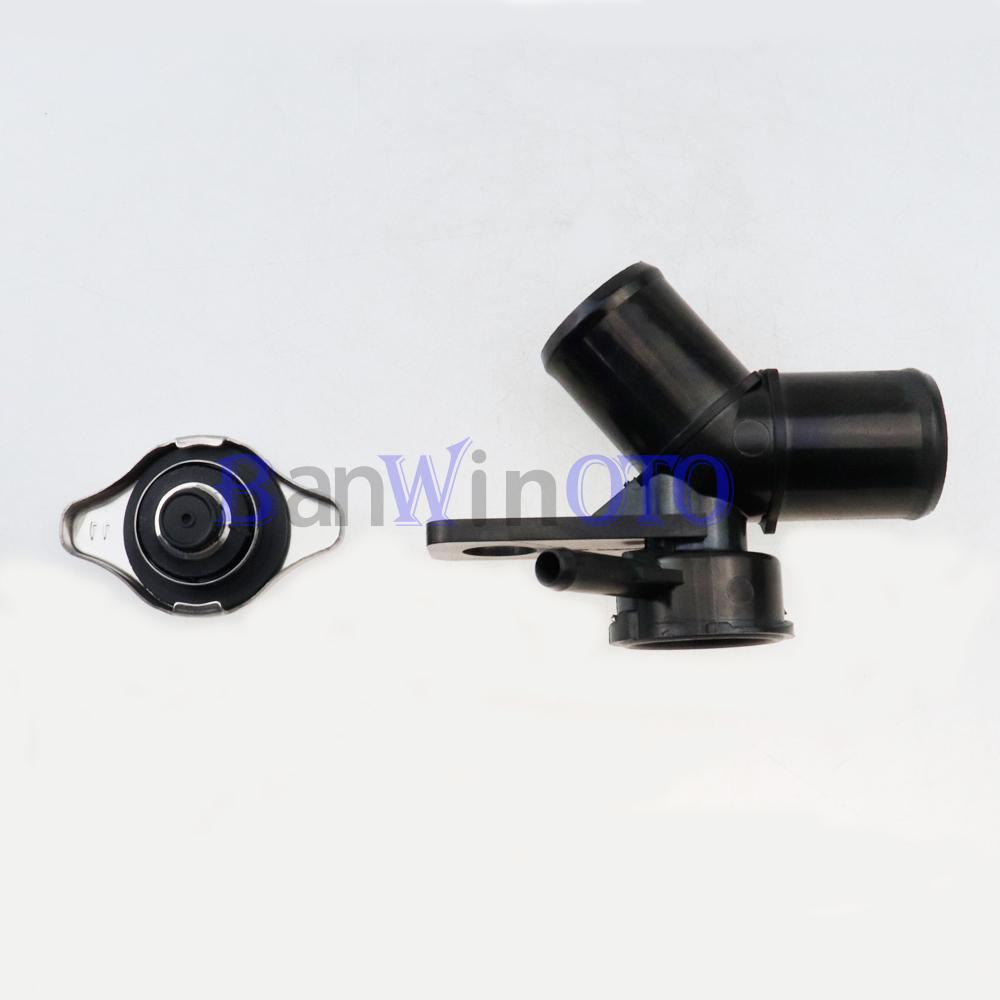 17910-65J00 Radiator Thermostat Housing Connector Water Flange Filler Neck fit for 2009-2013 Suzuki Grand Vitara 2.4L 1791065J00