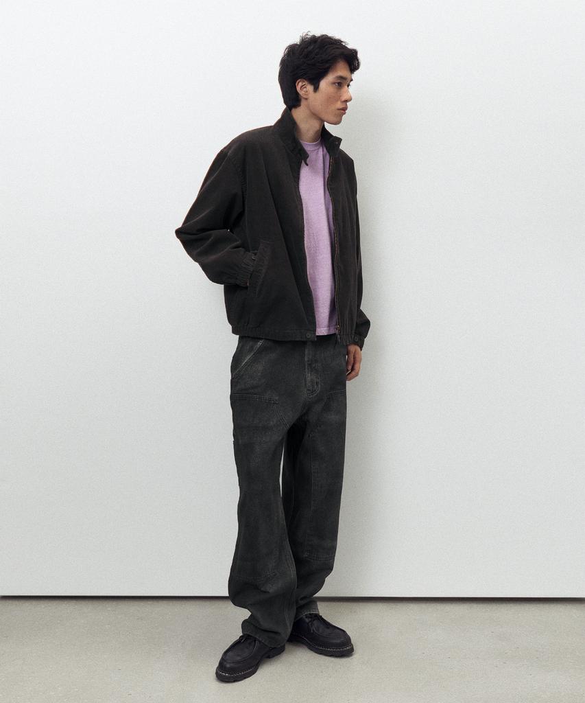 THISISNEVERTHAT Corduroy Harrington Jacket Off Black