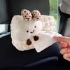 New Cute Cartoon Bow Cloud Car Tissue Box Hanging Napkin Holder for Car Back Seat Headrest Armrest Paper Organizer Storage