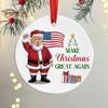 1/2/3/5/10 шт. Рождественские украшения Трампа 2024 года, снова сделают Рождество великим, украшение Санты, праздничное украшение для сторонников