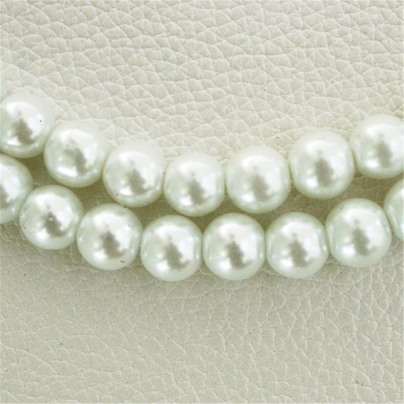 Стеклянные бусины для изготовления ювелирных изделий, украшения текстиля, диаметр 4/6/8 мм