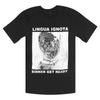 Винтаж Lingua Ignota - Готовься, грешник Хлопок Черный Все размеры Унисекс Футболка TT049 Унисекс Футболка